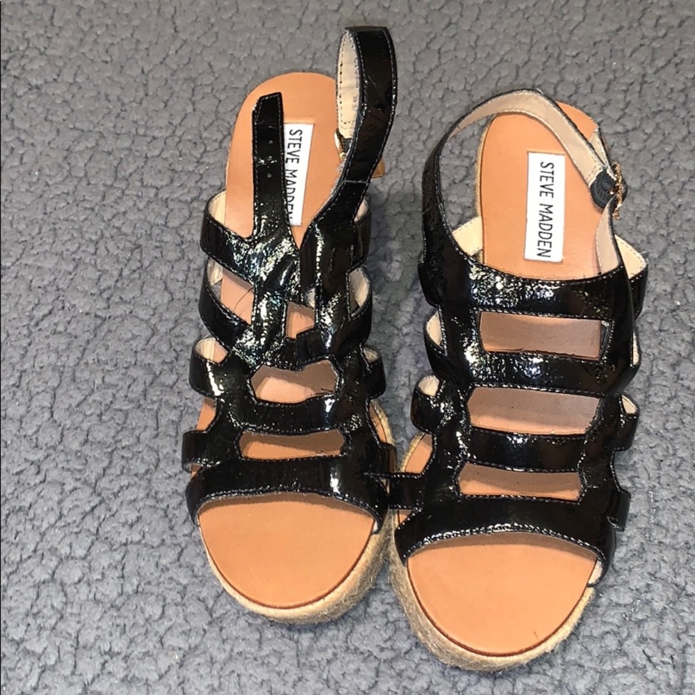 Steve Madden cork heel sandals